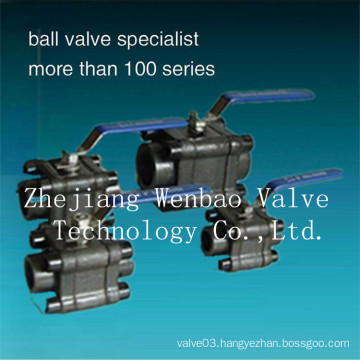 Forged 3-PC Stainless Steel Carbon Steel Ball Valve 800lb